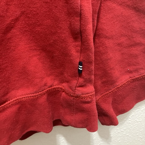 Nautica Embroidered Spell Out Red Mens Crewneck Pullover Sweatshirt XL - Picture 4 of 7